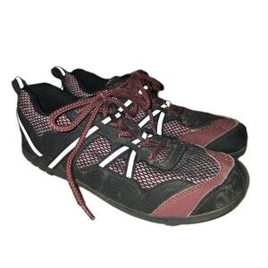 XERO TERRA FLEX Sz 9 Maroon Black Barefoot Hiking Trail Running Outdoor Shoes